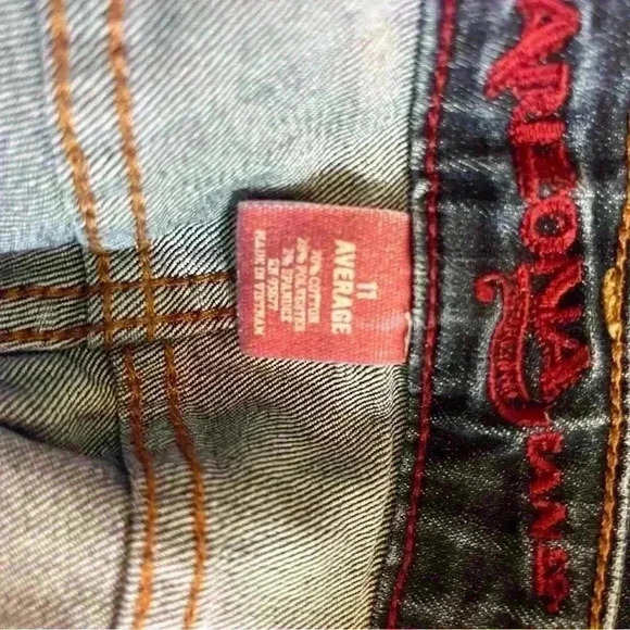 EUC Arizona Jeans Medium Wash skinny Jeans Stretch Juniors Size 11 - Picture 10 of 14